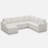L-Shaped Modular Sofa Set With Large Storage Space-591189968
