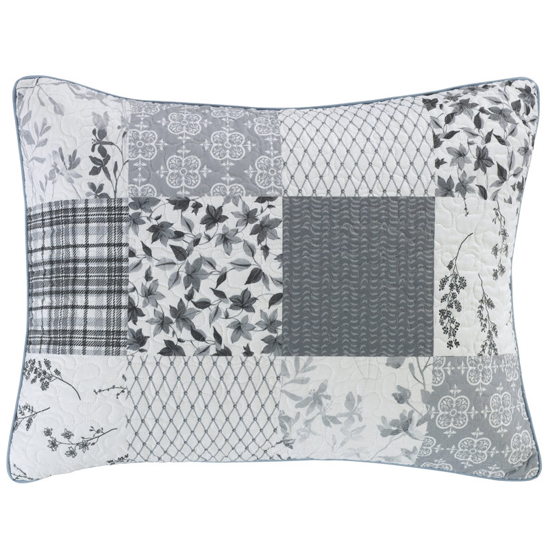 Donna Sharp Silver Branch Quilted Standard Sham