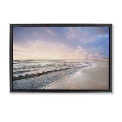Receding Beach Shore Floating Frame, design by Natalie Carpentieri