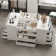 14-Drawer 1-Shelf Chest With Graceful Design And Tempered Glass Top