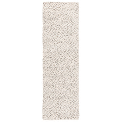 Jewelle Natura Hand Woven Wool/Viscose/Cotton Rug in Ivory