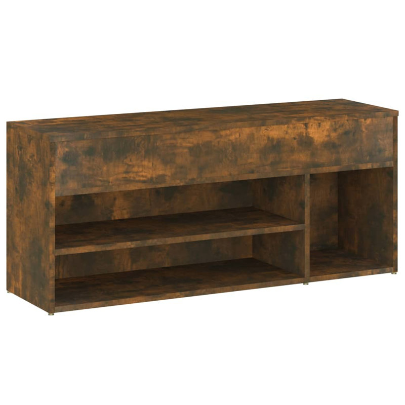 Shoe Cabinet 60x35x70 cm Engineered Wood, Smoked Oak