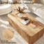 Table basse cannelée de 52 po avec 4 tiroirs-1679372016