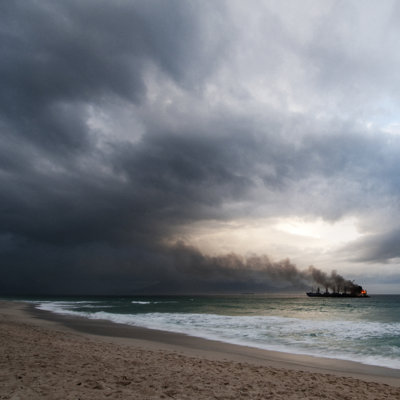 «Burning Ship» par Subman