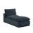 Deep Gray Corduroy Cloud Chaise Lounge Sofa With Ottoman - Modular Convertible Daybed Couch For Flexible Seating And Stylish Relaxation In Living Rooms Or Reading Nooks-555314272