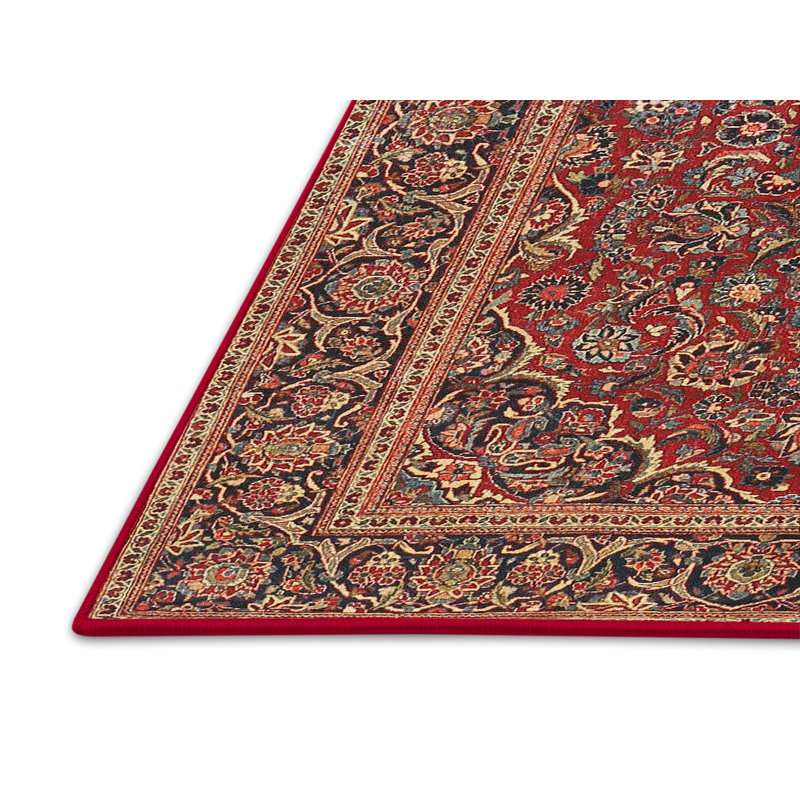 Tapis brun/noir/crème traditionnel Bunkerville, Rectangle 2 pi x 5 pi