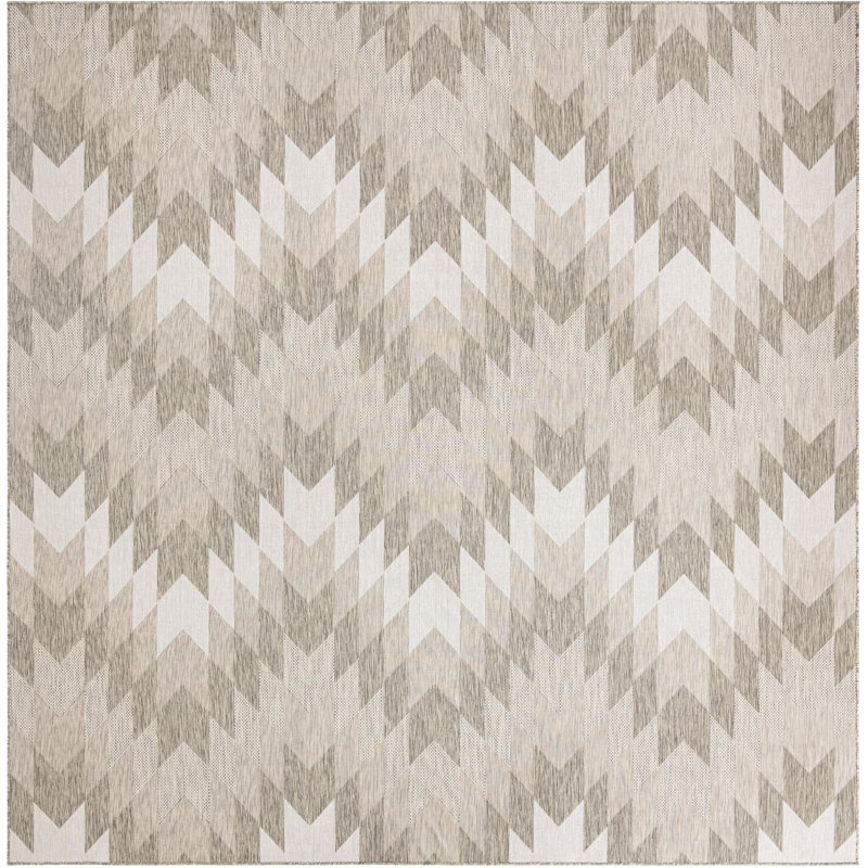 Aucun tapis gris Nykeia, Carré 12 pi