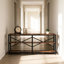 Table de canapé rustique de style campagnard (table basse incluse)