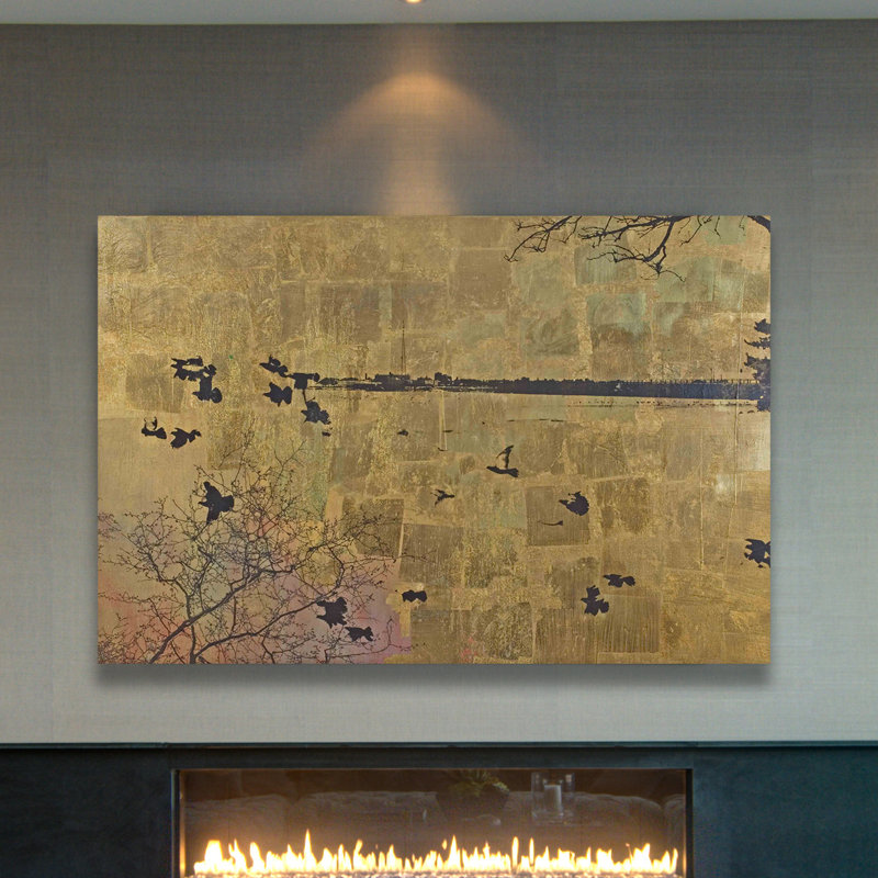 « humming oiseau 2 », reproduction d’art sur toile tendue, H 12 po x l 18 po
