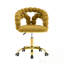 Chaise de bureau pivotante en velours-756362140