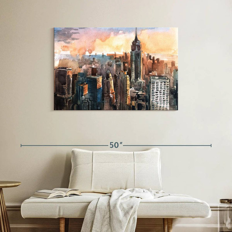 Sireci Structures In Manhattan, 26" H x 39" W