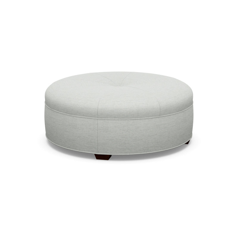 Round Ottoman, 8938-45, Walnut