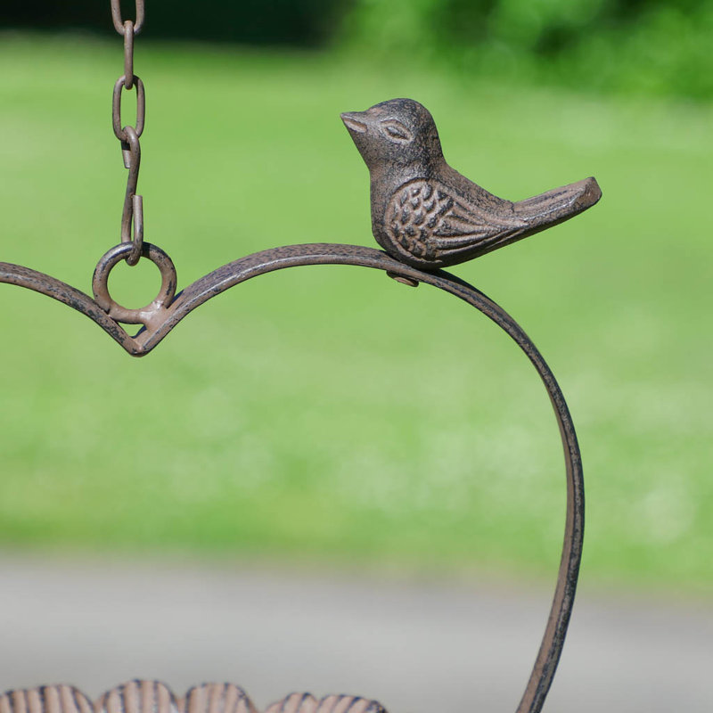 Kamille Metal Hanging Decorative Bird Feeder