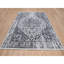 Tapis gris anthracite 8 pi x 10 pi, motif Serapi Heriz effacé, jacquard tissé à la main, laine et soie à base de plantes, tapis oriental 8CEF9E8ACF904615BB6DB5FB29543EE4