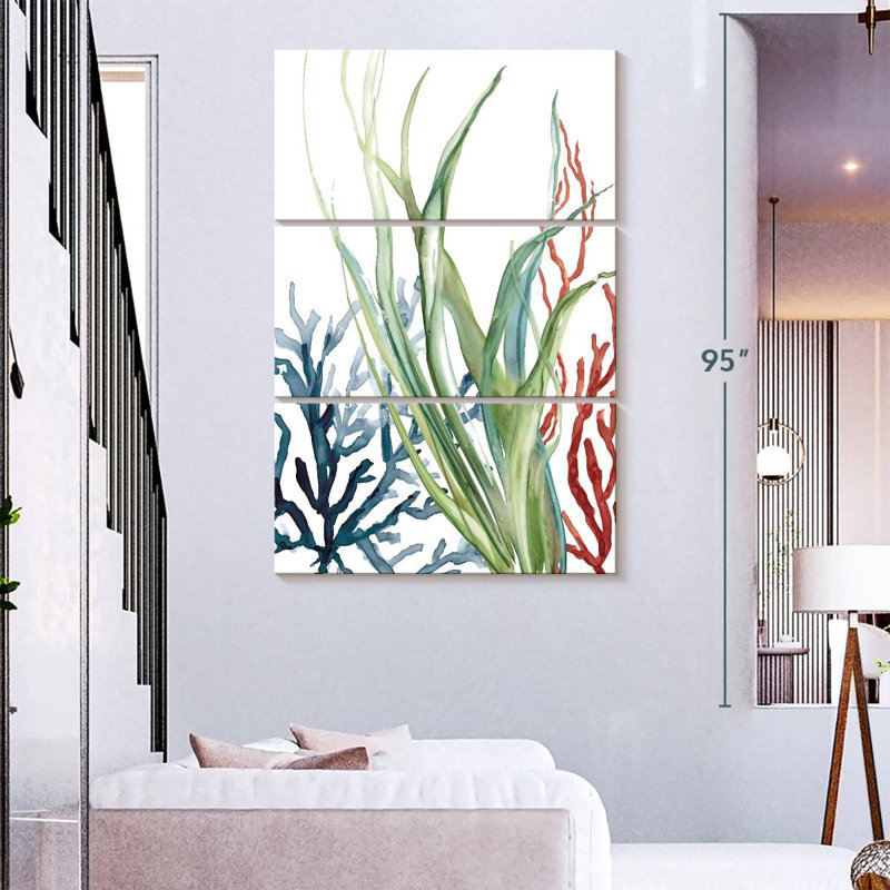 Brampt Ocean Garden II, 32" H x 20" W