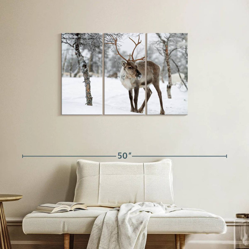Brampt Lapland Reindeer, 24" H x 38" W