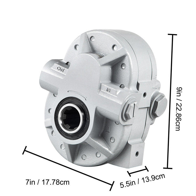Hydraulic Pump 16.6GPM Hydraulic Motor 540RPM Log Splitter 2500PSI Hydraulic Splitter SAE 12 Outlet Port Hydraulic Pump for Log Splitter for Truck Tailgate Lift,Scissor Lift, Dump Trailer