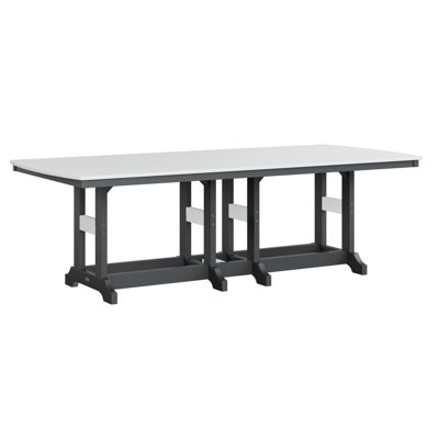 Table de salle à manger rectangulaire 96 po Berlin Gardens Garden Classic
