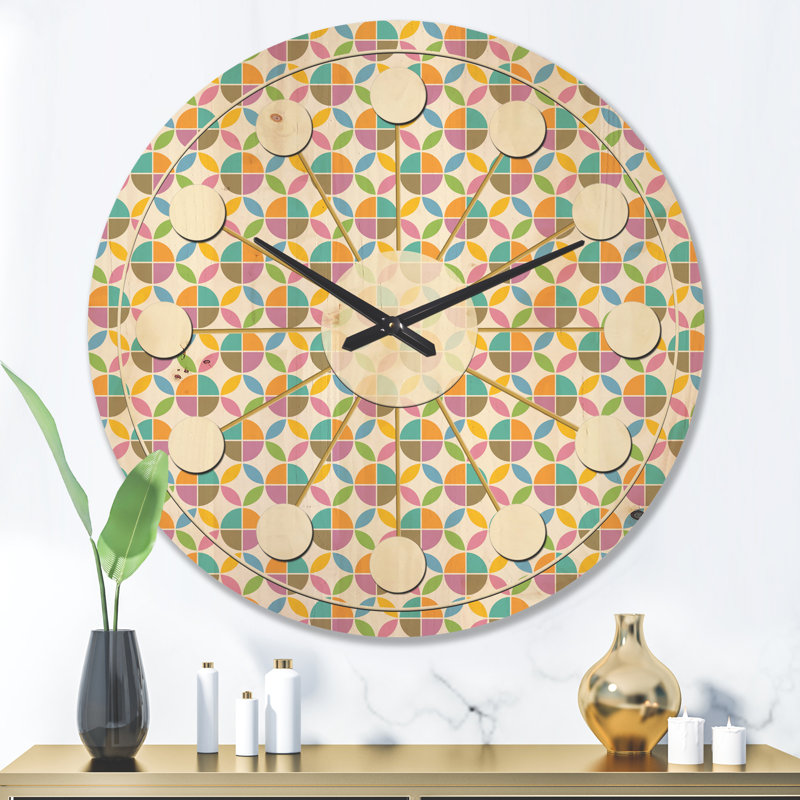 Solid Wood Wall Clock, Large