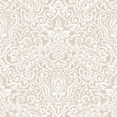 Italian Classics 4 Damask 3D Embossed Wallpaper Roll