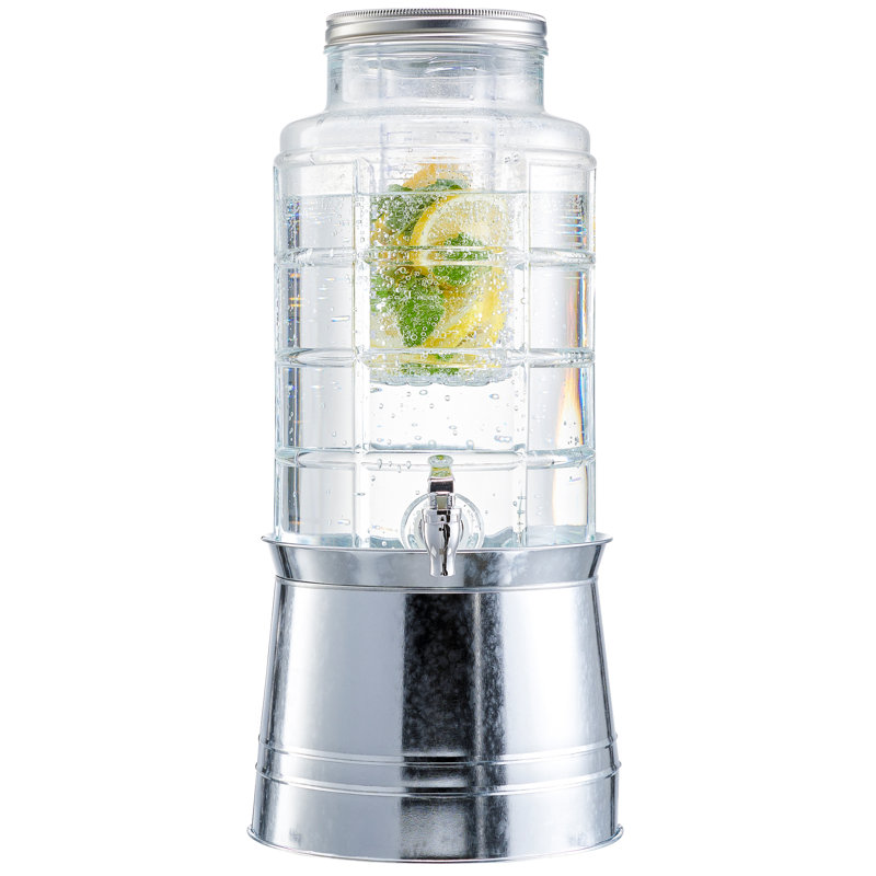 307.2oz. Glass Beverage Dispenser