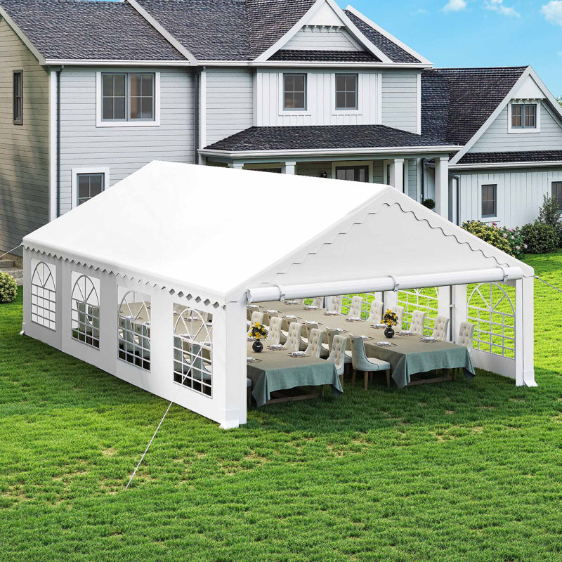 Tente de mariage robuste en acier, 20 pi x 30 pi