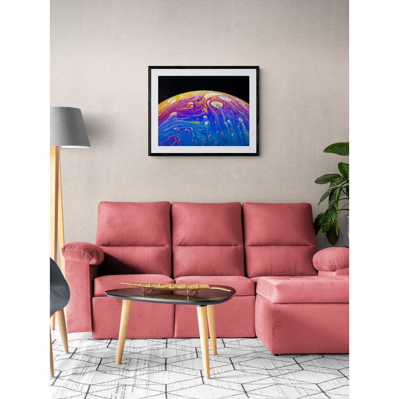 Soap Bubble Close Up Print by Philippe Monthoux, Wrapped Canvas, 24" H x 32" W