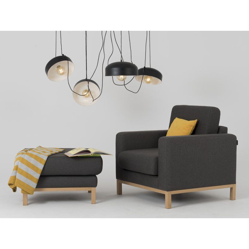 Allan 4 - Light Unique/Statement Pendant, Black
