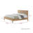 Arden 5-Piece Bedroom Set - Queen Bed, Two 2-Drawer Nightstands, 5-Drawer Chest, 6-Drawer Double Dresser, Solid Pine Wood, Light Driftwood Finish, Modern Rustic Style-87732039-87732035