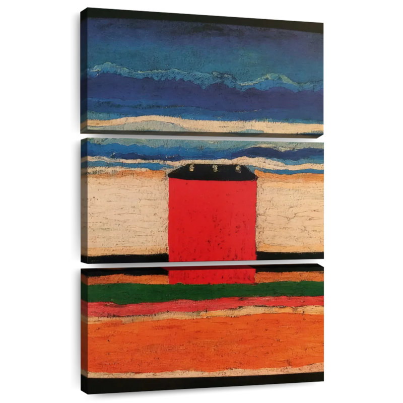 Red House, 45" H x 28" W