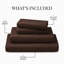 Ensemble de draps en bambou ultra doux - ensemble de 4 pièces - infroissable - feuilles de refroidissement avec poches profondes-612286665-612286694