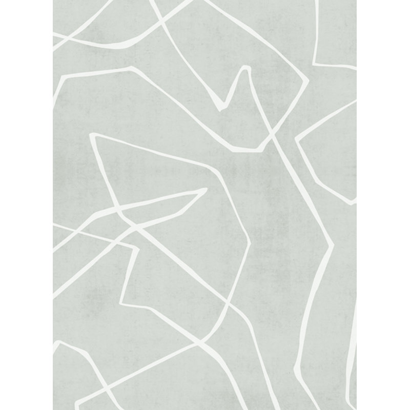 Christylee Peel & Stick Abstract Roll,  2' W x 18' H, Sage