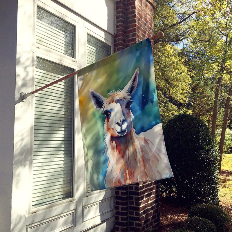 Drapeau de maison de lama