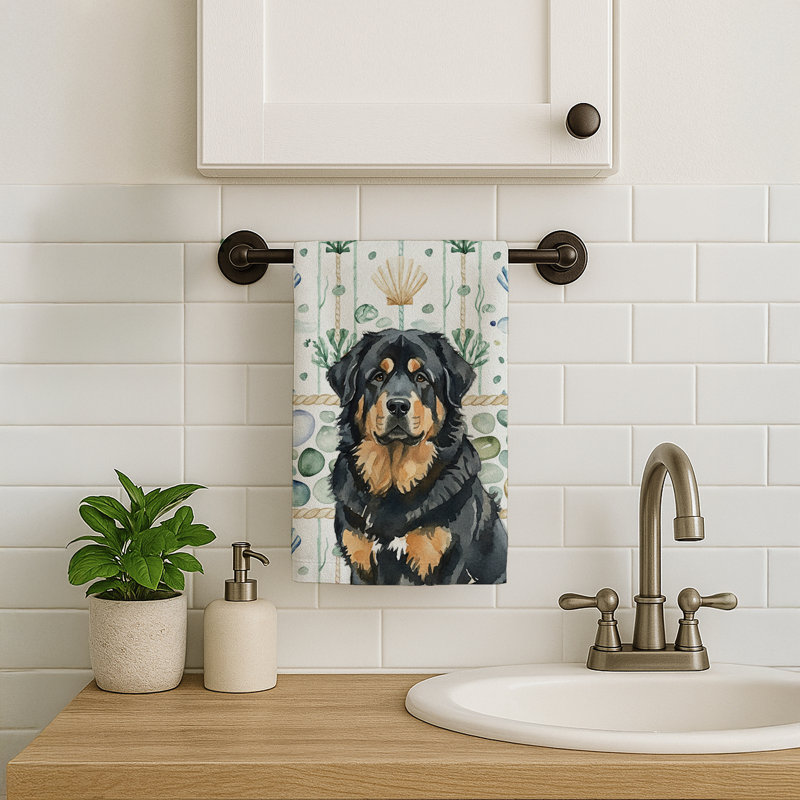 Torchon noir et brun tibétain, Black and Tan Tibetan Mastiff