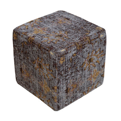 Pouf carré 16 po x 16 po