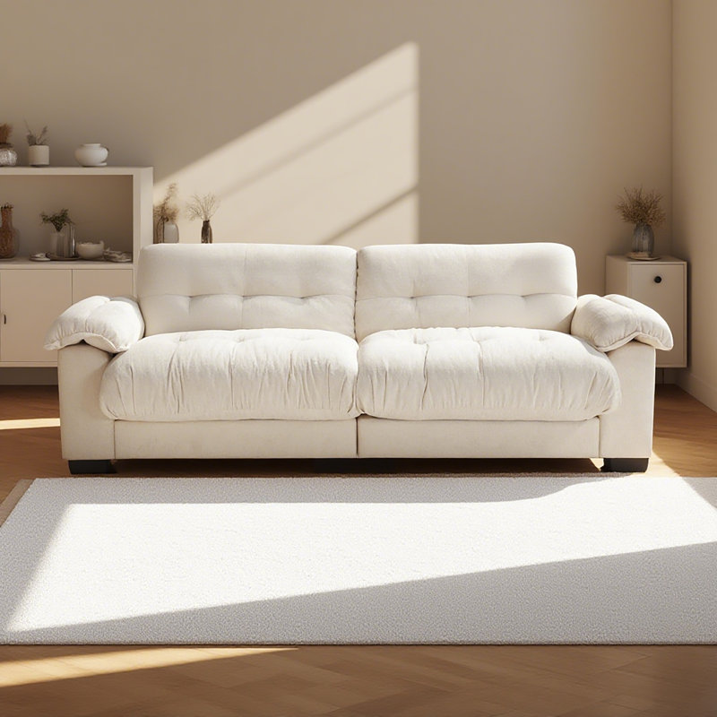 Canapé modulaire 90,55 po Modern, Beige
