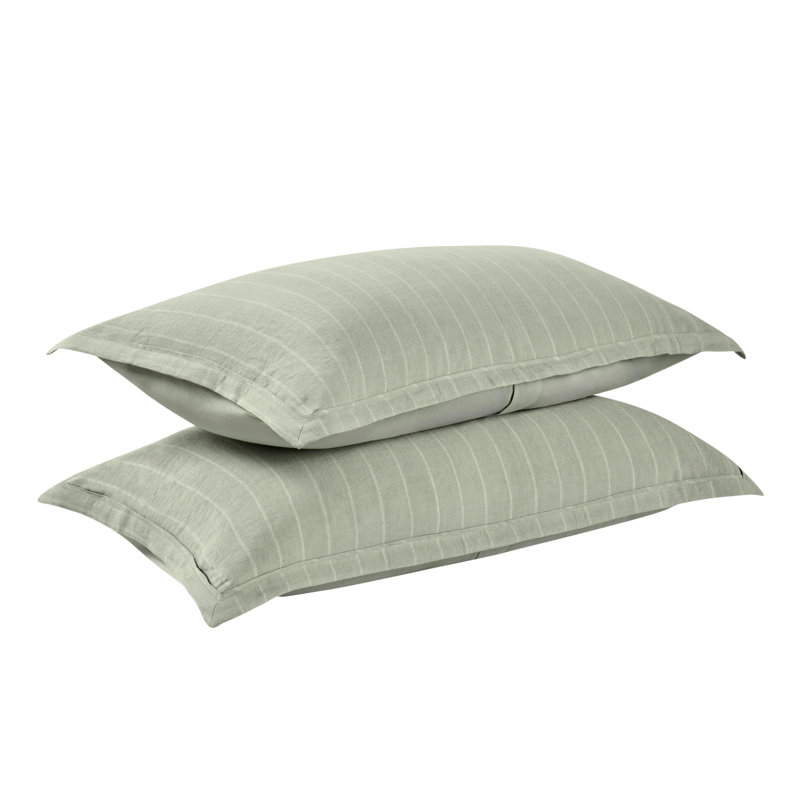 Kingston Sham, King Sham, Sage Green