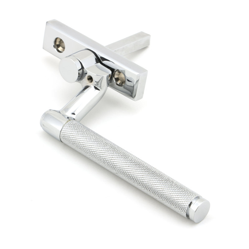 Aged Brass Brompton Espag, Polished Chrome, Left