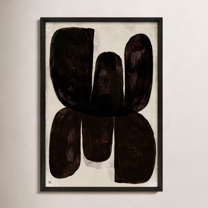 Night Butterfly Print by StudioM, Black, 20" H x 14" W x 1.25" D