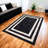 Cowhide Patchwork Rug With Black Frame_8.83 X 12 Ft-1970141046