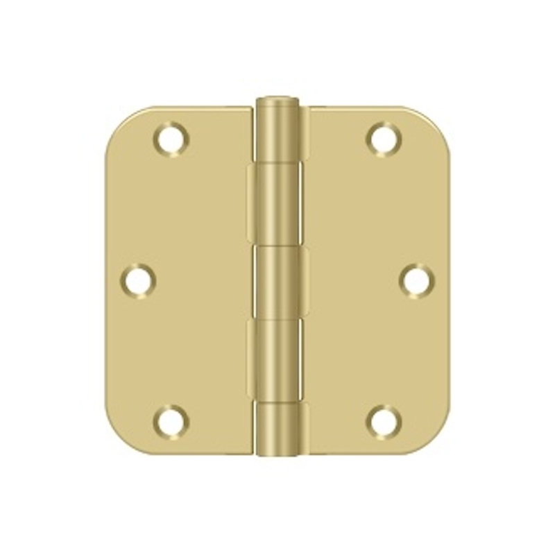 Steel Butt Bearing Hinge, Bright Satin Brass