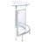 Strick White Freestanding Glass Top Home Bar Wine Cabinet, Perfect for Modern and Versatile Storage Solutions-130788270