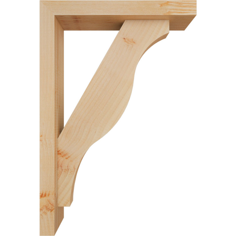 Support Funston Block avec support décalé, Sapin Douglas de l 3 1/2 (lisse), 24x16