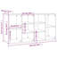 10 Pair Shoe Storage Bench-1668470651