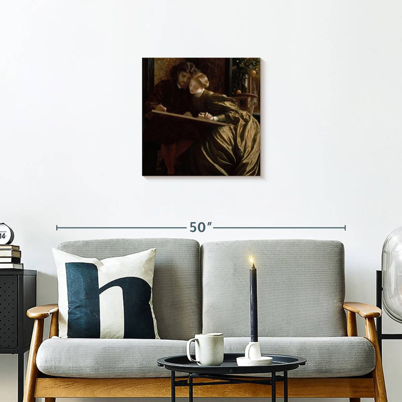 Hardie, la lune de miel du peintre, H 20 po x l 20 po