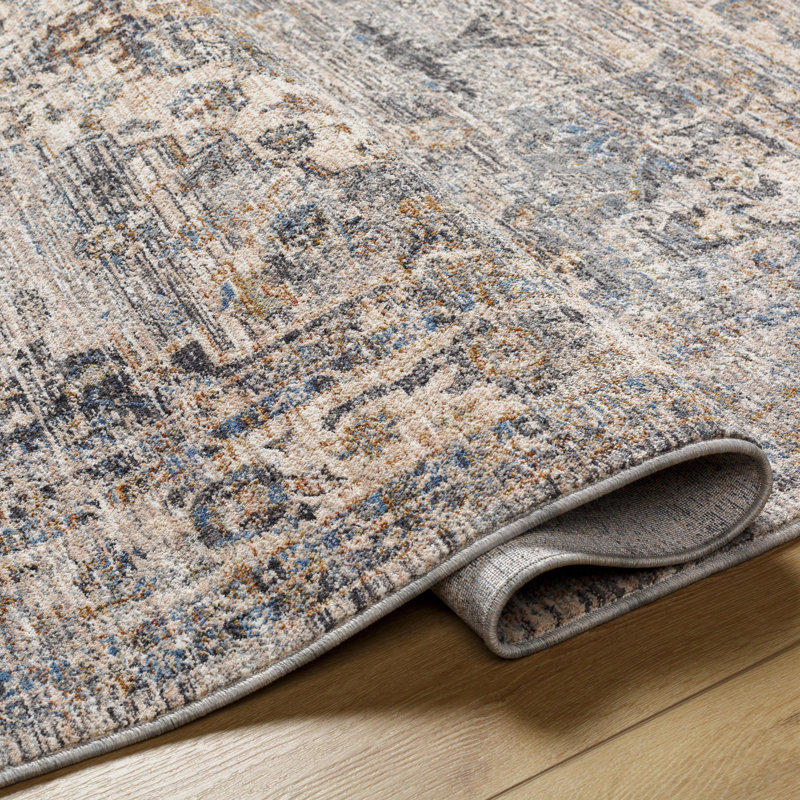 Macleod Washable Oriental Indoor Rug, Round 7'10"