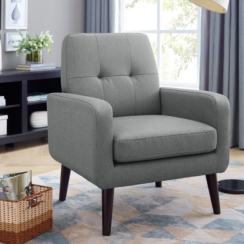 One Allium Way® Crandall Upholstered Armchair & Reviews | Wayfair