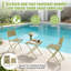 Ensemble de bistro pliable 3 pièces pour patio pour l'extérieur-1379089337