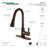Kingston Brass Continental Single-Handle Pull-Down Kitchen Faucet-29272969