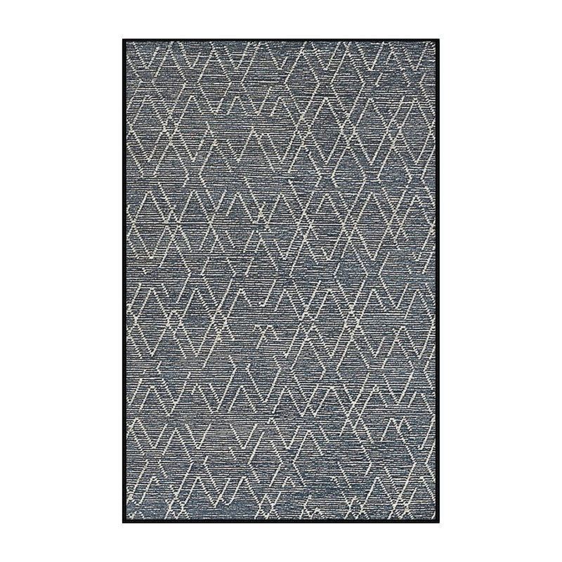 Tapis géométrique gris, Rectangle 5 pi x 8 pi